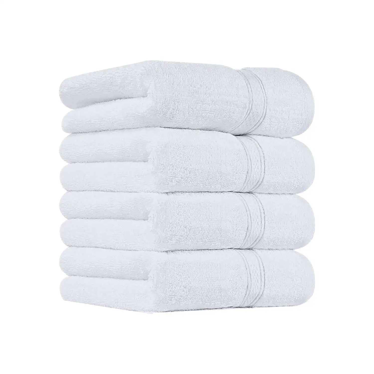 Hand Towels| White Egyptian Cotton towels-Towel sets-4