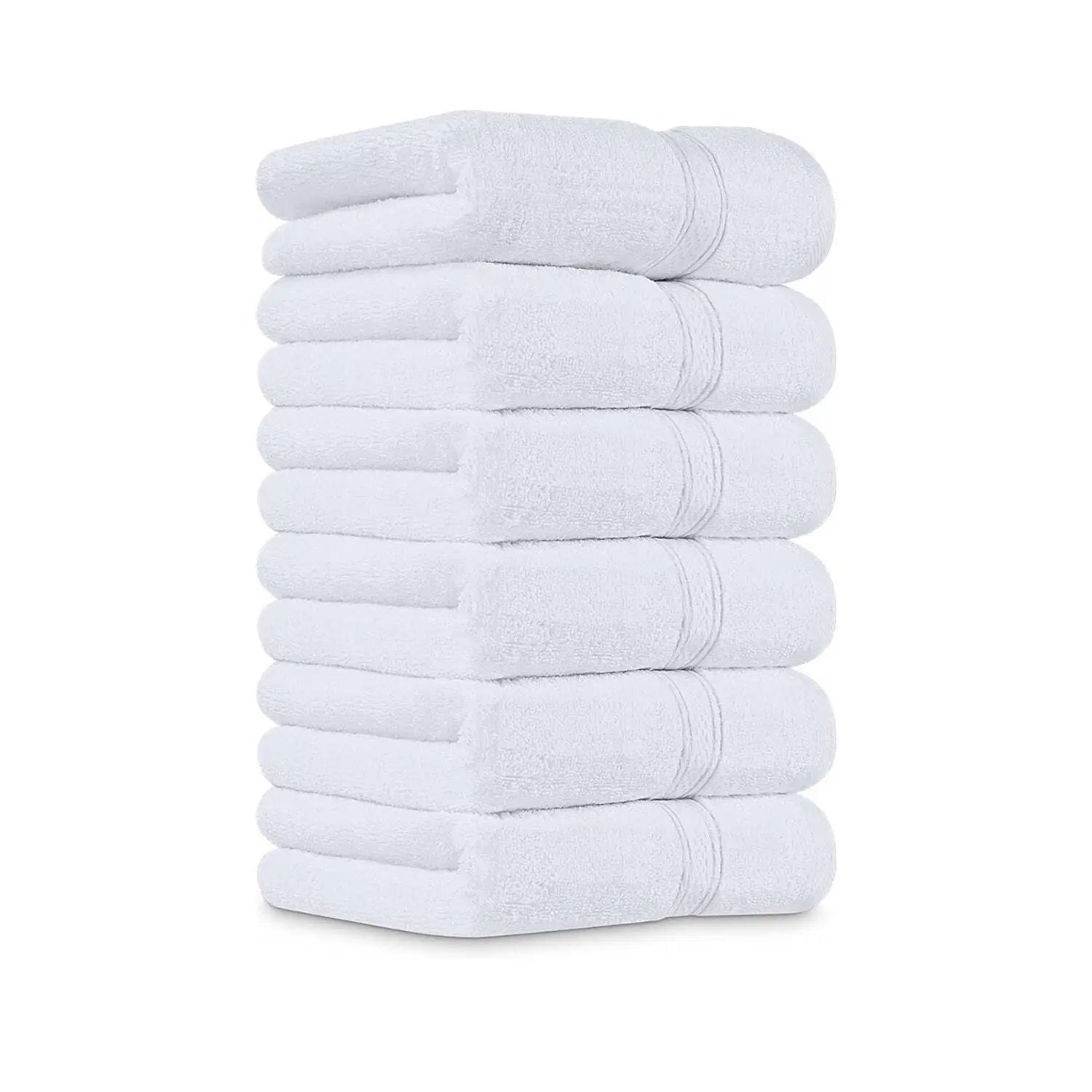 Hand Towels| White Egyptian Cotton towels-Towel sets-6