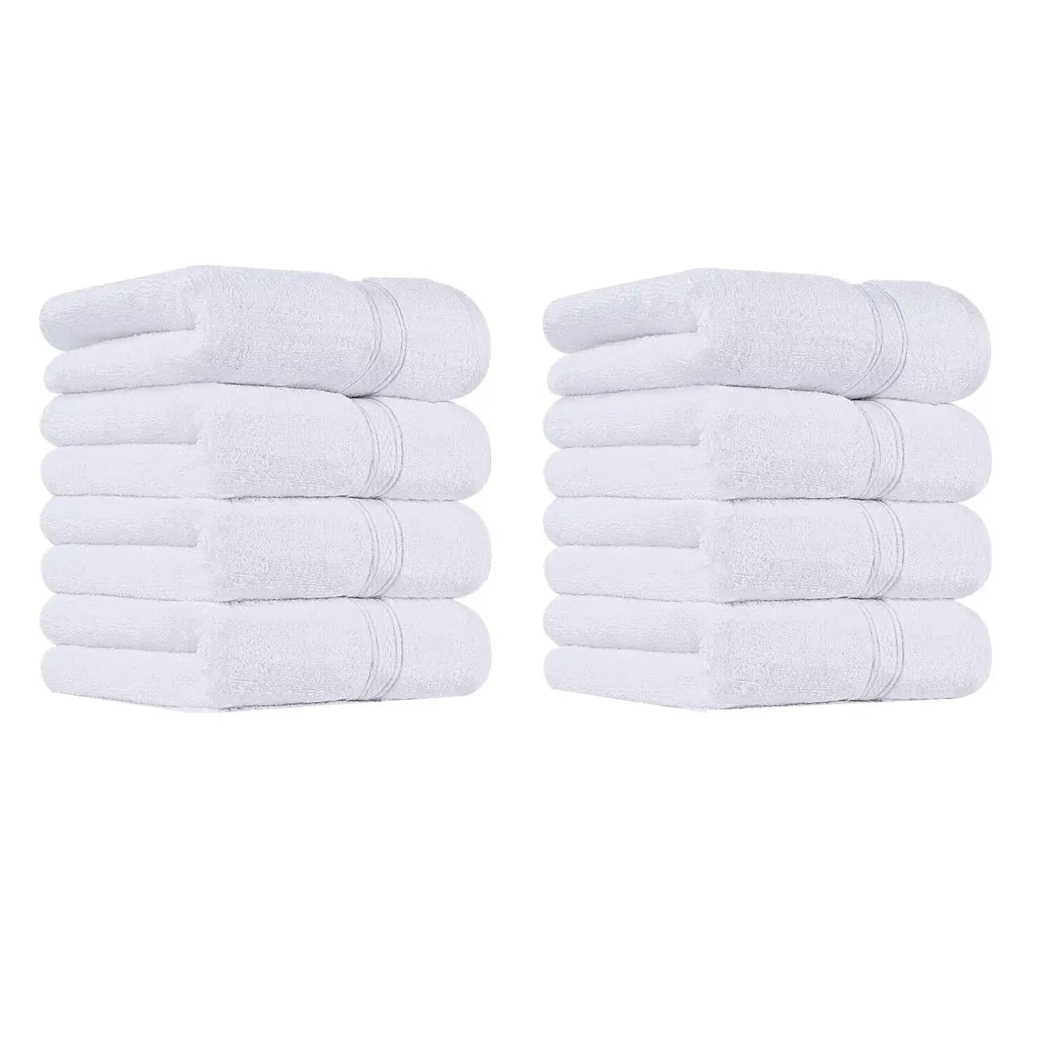 Hand Towels| White Egyptian Cotton towels-Towel sets-8