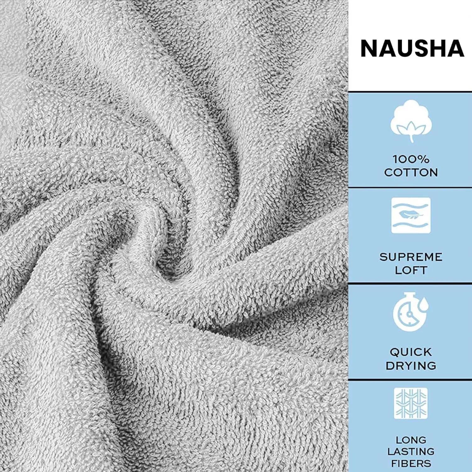 Bath Sheets Silver Extra Large, soft and luxury deals|Nausha