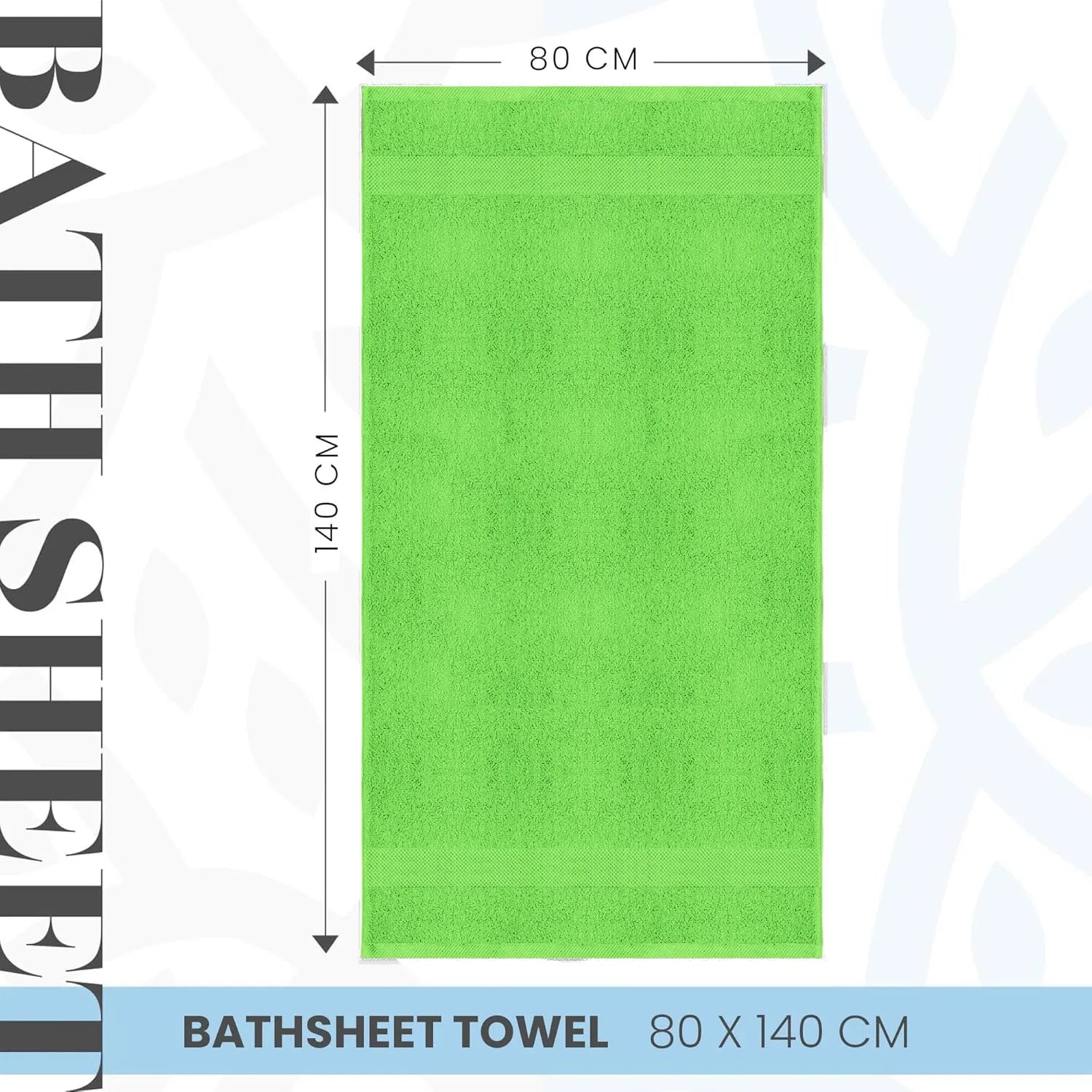 Bath Sheets Lime Green Extra Large, soft and luxury deals|Nausha