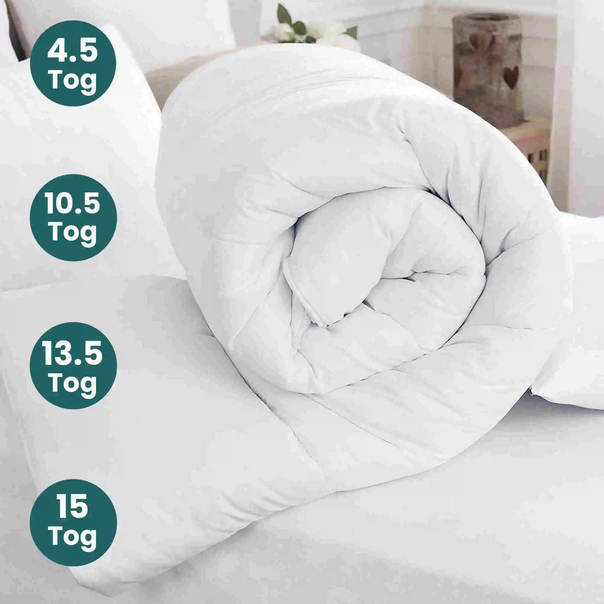 White bedding set